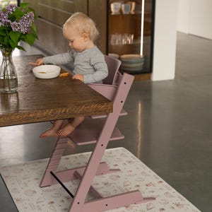 High Chair MAT | Messy Mat | Baby Splat Splash Mat | Floor Protector | Feeding Accessories | Vegan Leather 95x125 cm | Palm Beach Terra