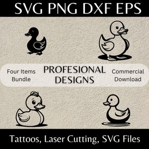 Cute Duck SVG Pack Cute Duck PNG Files Animal Cute Duck Clipart, Unique Rubber Ducky Art Cute Duck Dxf SVG Cute Duck Images