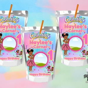 Capri Sun Template, Capri Sun Party Favor, Juice Pouch Label