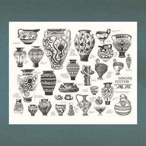 Minoan Pottery Print — Art History Print
