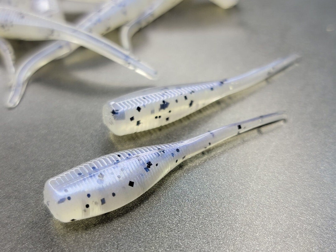 2" SLAB HUNTER 24 Pack "monkey Milk" Grubs Jigs Crappie Panfish Stinger ...