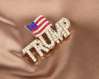 Trump ""Diamond"" Brosche."