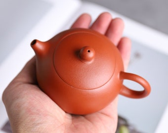 Yixing Small Purple Clay Teapot Red Gongfu Tea Pot 100ml