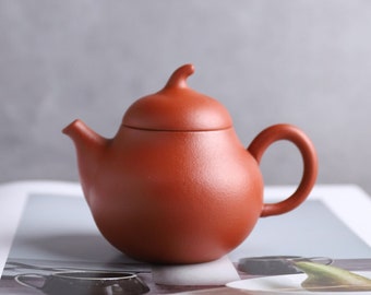 Purple Clay Pear Shaped Teapot Zisha Tea Pot from Yixing