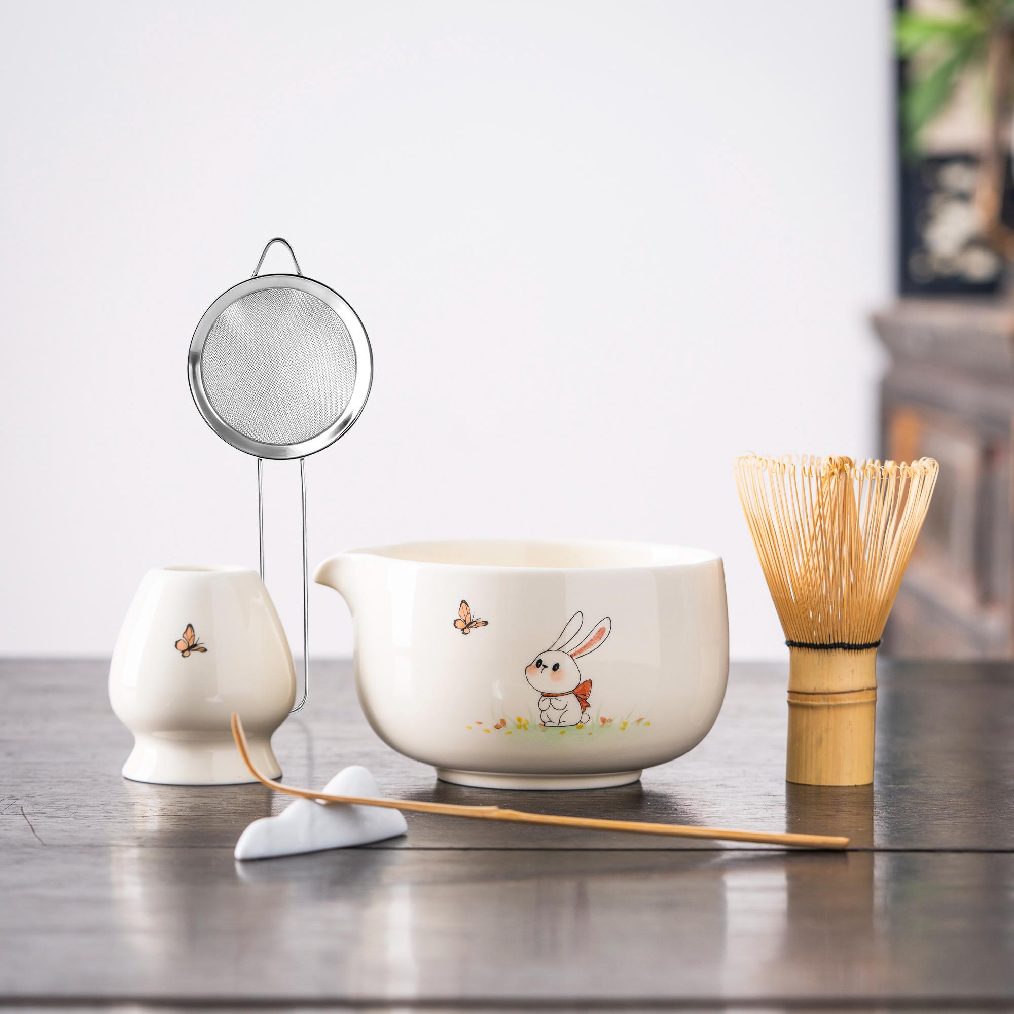 【美品】ウサギの茶碗と茶筅のセット 茶道具 il_fullxfull.7061499640_654i.jpg