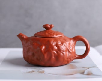 Purple Sand Teapot Red Clay Tea Pot From Yixing Made By Master JianQuan Zeng 160ml