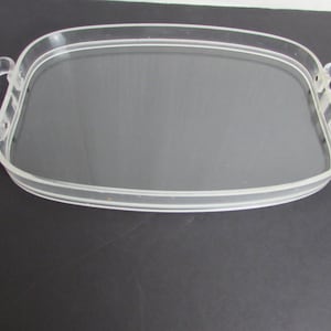 1950S LUCITE TRAY With Handles 21 in total. Perfume tray Bar Tray Serving Tray Vanity Tray