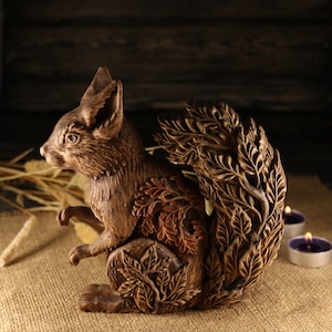 Squirell statue Squirell figurine
