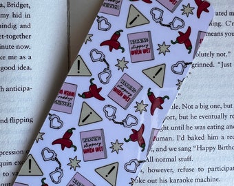 Segnalibro SMUTTY/ Segnalibro fatto a mano/ Laminato/ Regalo per gli amanti dei libri/ Regalo libresco/ Segnalibro Bookclub/ Segnalibro carino/ Topo di biblioteca