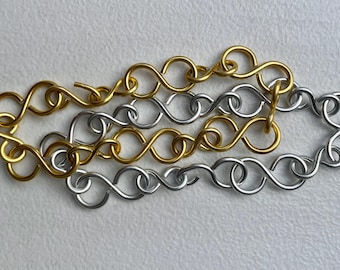 Infinity Adjustable Bracelet | Lightweight Aluminum Wire Unisex Tarnish Resistant Bracelet for Him or Her