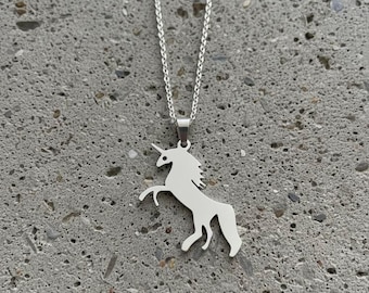 Unicorn Fantasy Necklace | Dainty Stainless Steel Jewelry | Whimsical Fashion