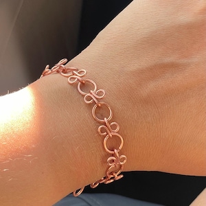 Armband i ren koppar | Handgjorda kopparsmycken