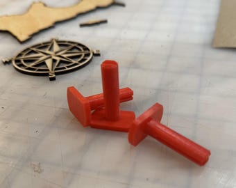 PETG Niederhalter für Omtech Laser Beds - Einfach und Effektiv