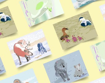 Svalbard Animal Postcard