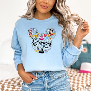 Best Birthday Ever Sweatshirt, Disneyland Birthday Tee, Disneyworld Trip Sweatshirt, Retro Birthday Tee, Disney Party Sweatshirt