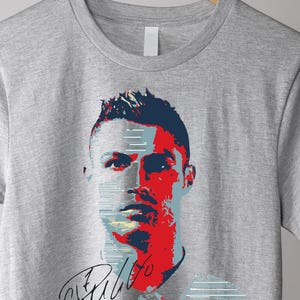 Ronaldo Shirt, Gift for Soccer Fans, Football Shirt for Him, Casual Tee, Sports Lover Gift, Birthday Shirt
