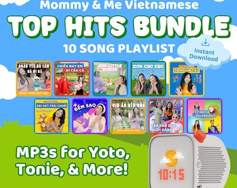 YOTO Compatible MP3 Vietnamese Learning Songs Playlist: Mommy & Me Vietnamese Top Hits Collection (Yoto, Tonie and music players)