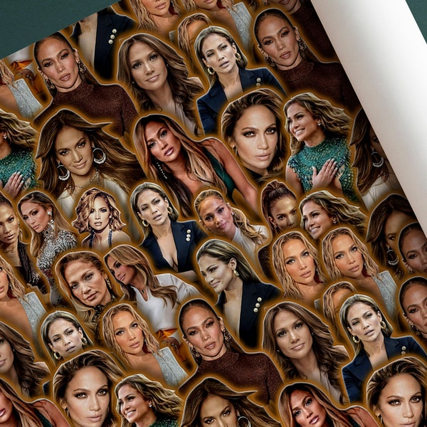 JLo Wrapping Paper- Custom Wrapping Paper- Jennifer Lopez Gift Wrap
