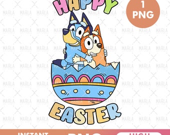 Happy Easter Png, Blue Dogs Easter Png, Easter Vibes Png, Easter Eggs Png, Blue Dogs Easter Day Png, Magical Easter, Easter Bunny Png