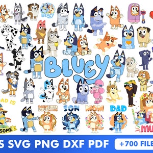 700+ Blue Dog Svg Bundle, Blue Dog Birthday Bundle Blue Dog Family Png Files, Png For Shirts, Birthday Png, Clipart png, Digital Download