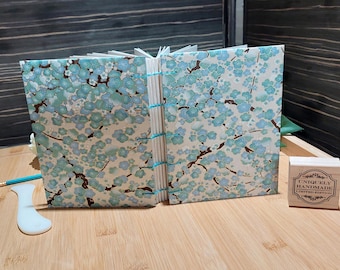 Handbound Watercolor Sketchbook: Coptic Stitch, Baohong Paper