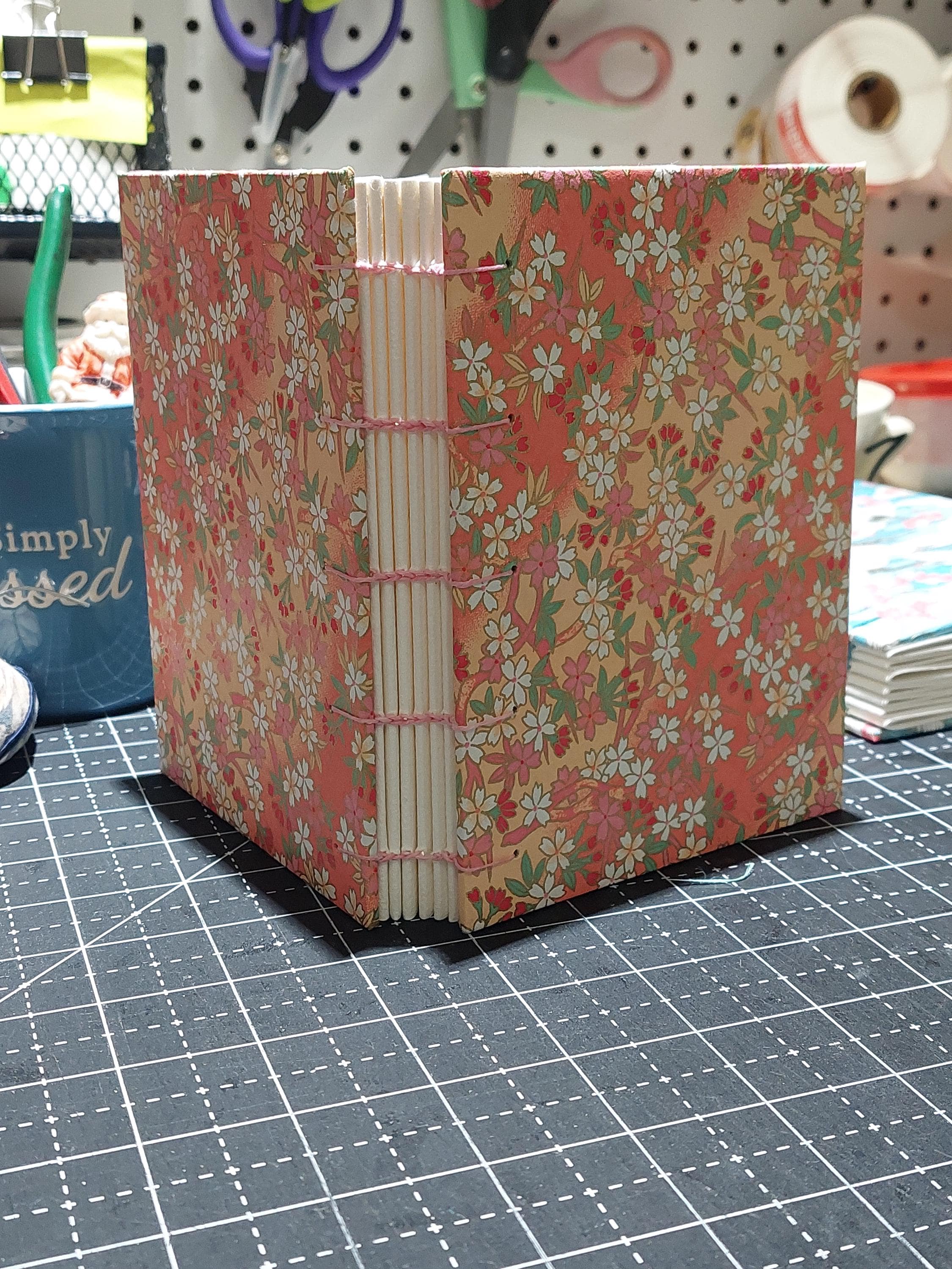 Handbound Watercolor Sketchbook: Coptic Stitch, Baohong Paper
