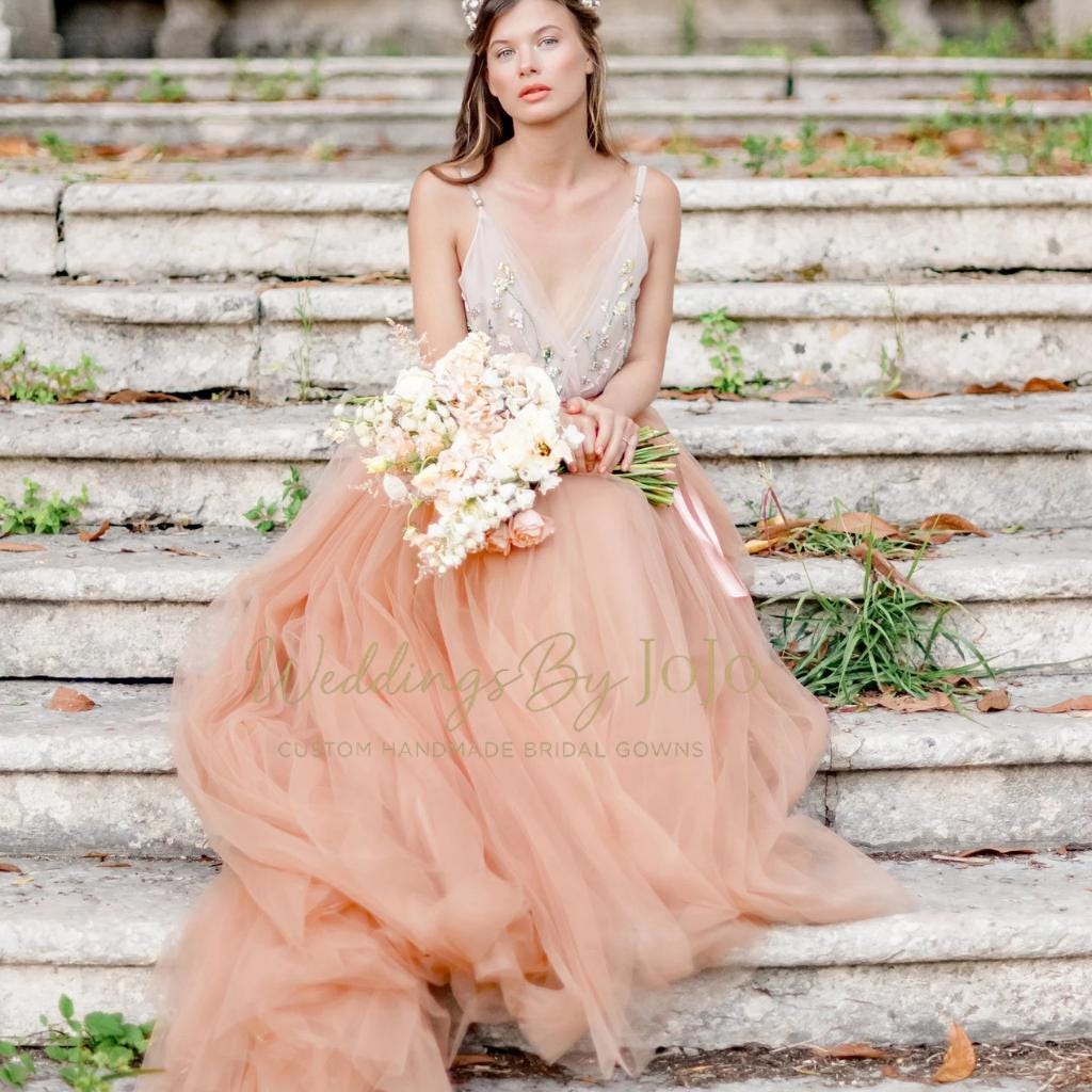 Pink Wedding Gown