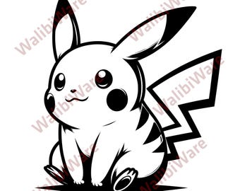 Pikachu 1 SVG PNG