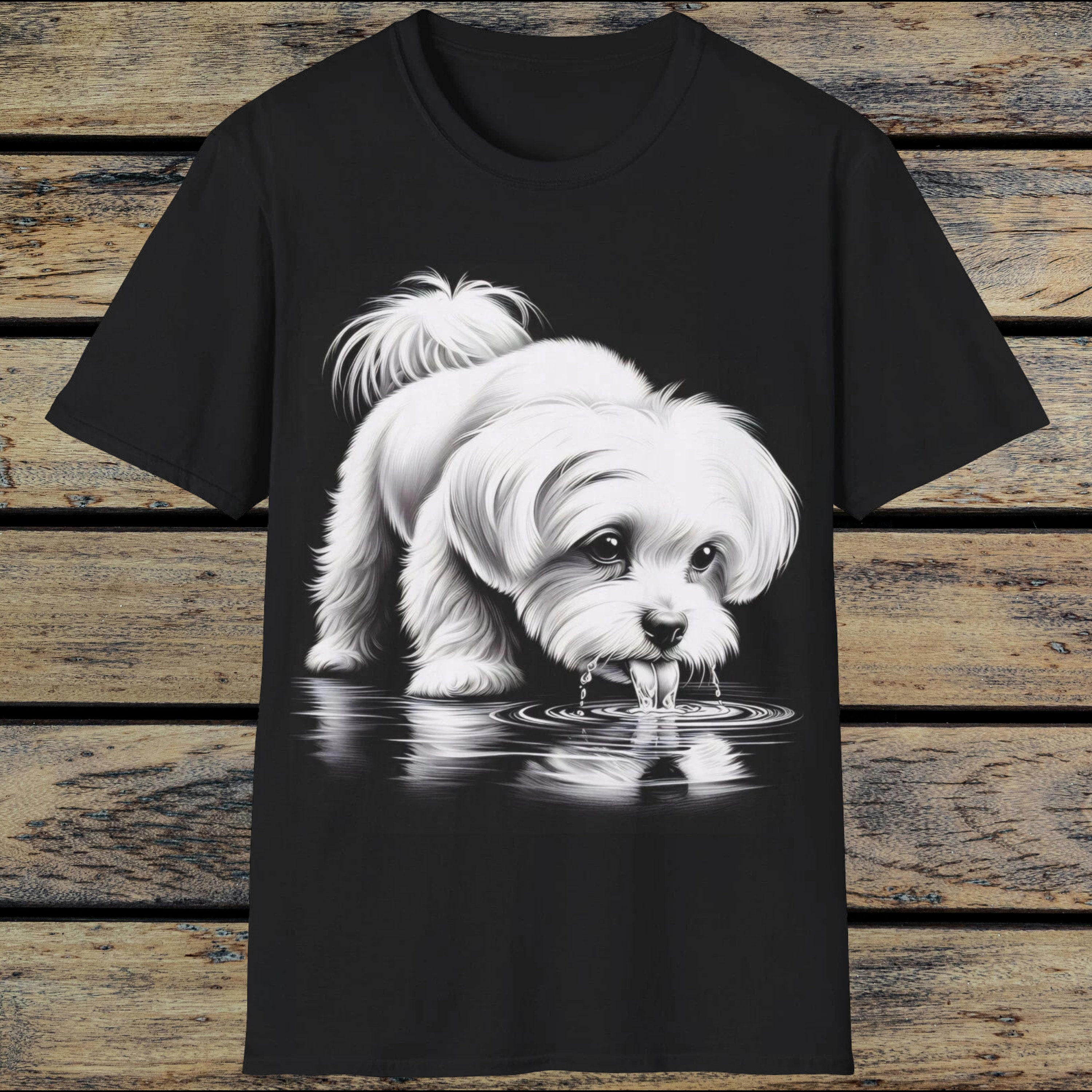 Maltese dog t shirts hotsell