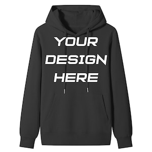 Custom Unisex Classic Hoodie – Personalized Cotton Hoodie with Your Design, Graphic, Text – Gift Idea for Him or Her – Custom Printed Hoodie