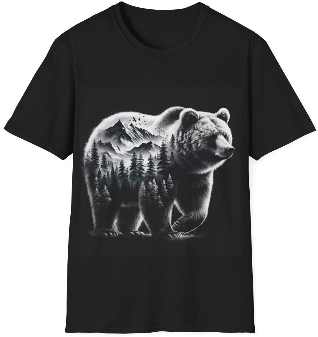 Charcoal Pearl Bear T-Shirt main image 1