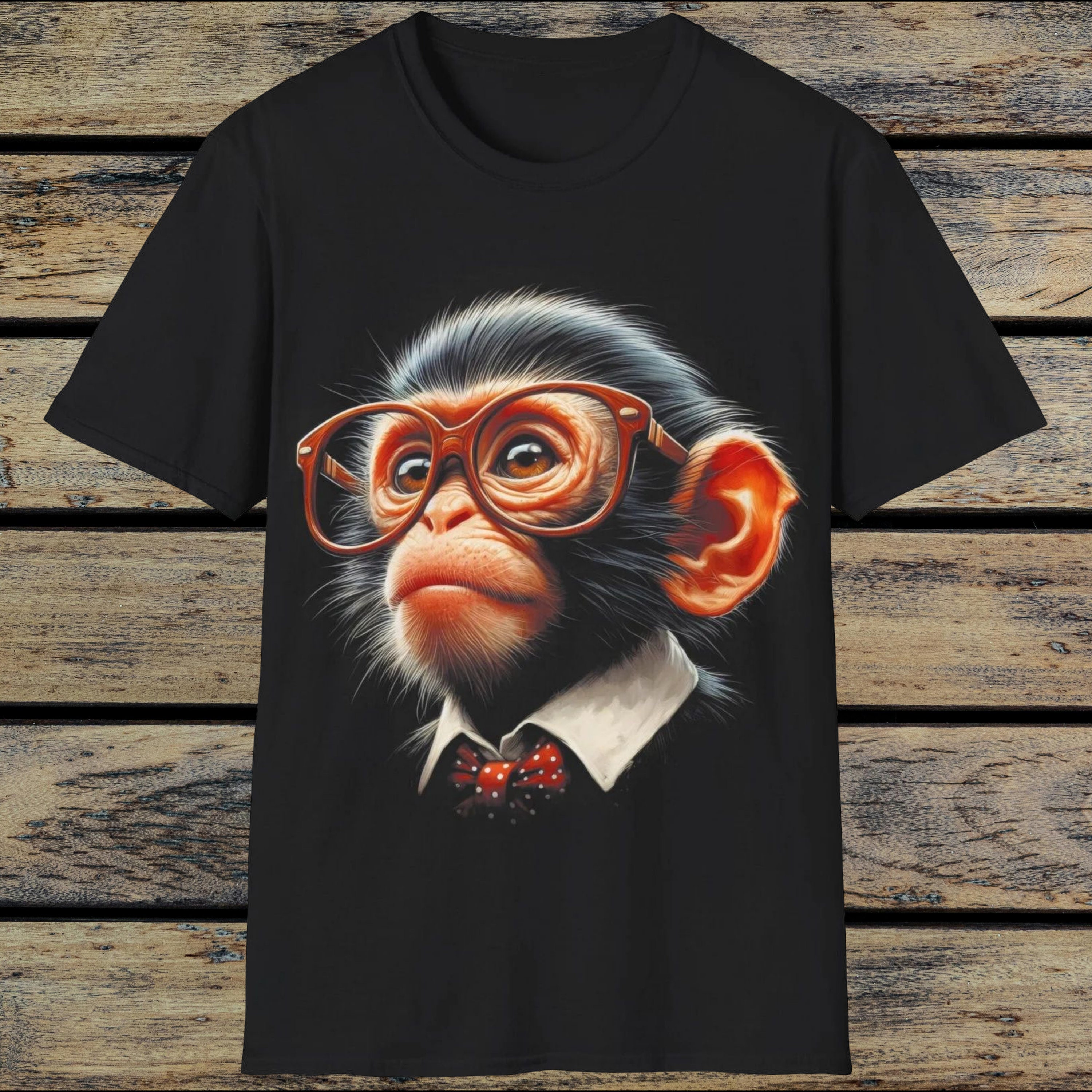 Funny Monkey T Shirt Etsy