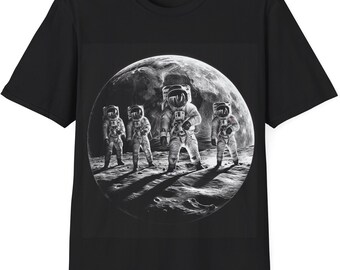 Moon Astronauts T-Shirt, Astronauts Graphic Tee, Space TShirt, NASA T Shirt, Space Lover Shirt, Planet Shirt