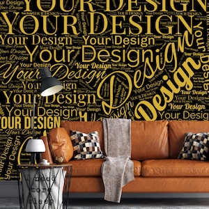 Custom Peel & Stick Wallpaper, Removable Wall Mural | Personalized Photo/Design | Nursery, Kids Room, Bedroom, Living Room, Accent Wall
