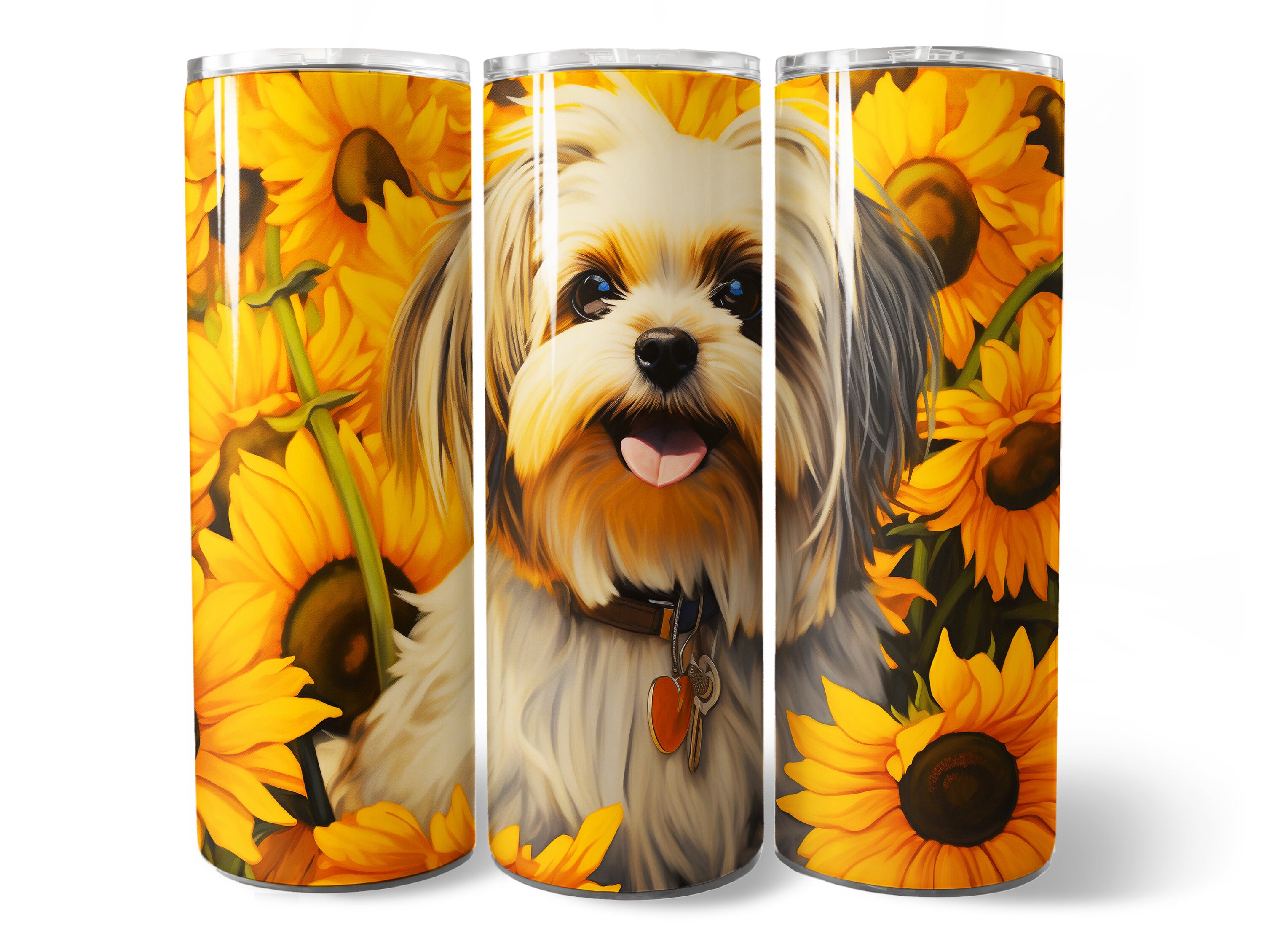 Shih Tzu Tumbler Wrap PNG Design, Shih Tzu Dog Tumbler Wrap 20 Oz ...