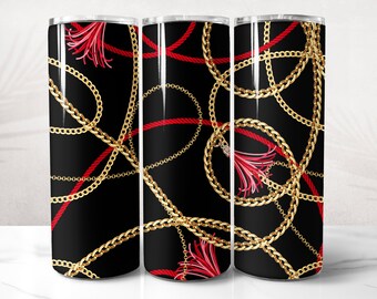 Handbag Tumbler Wrap PNG Design, Luxury Bag Tumbler Wrap 20 oz Skinny Tumbler Sublimation, Instant Digital Download (+20 Free Designs)