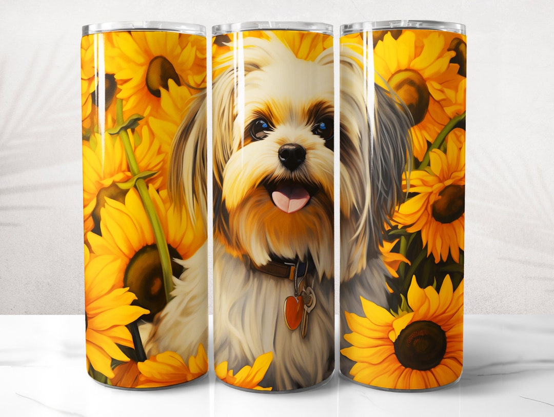 Shih Tzu Tumbler Wrap PNG Design, Shih Tzu Dog Tumbler Wrap 20 Oz ...