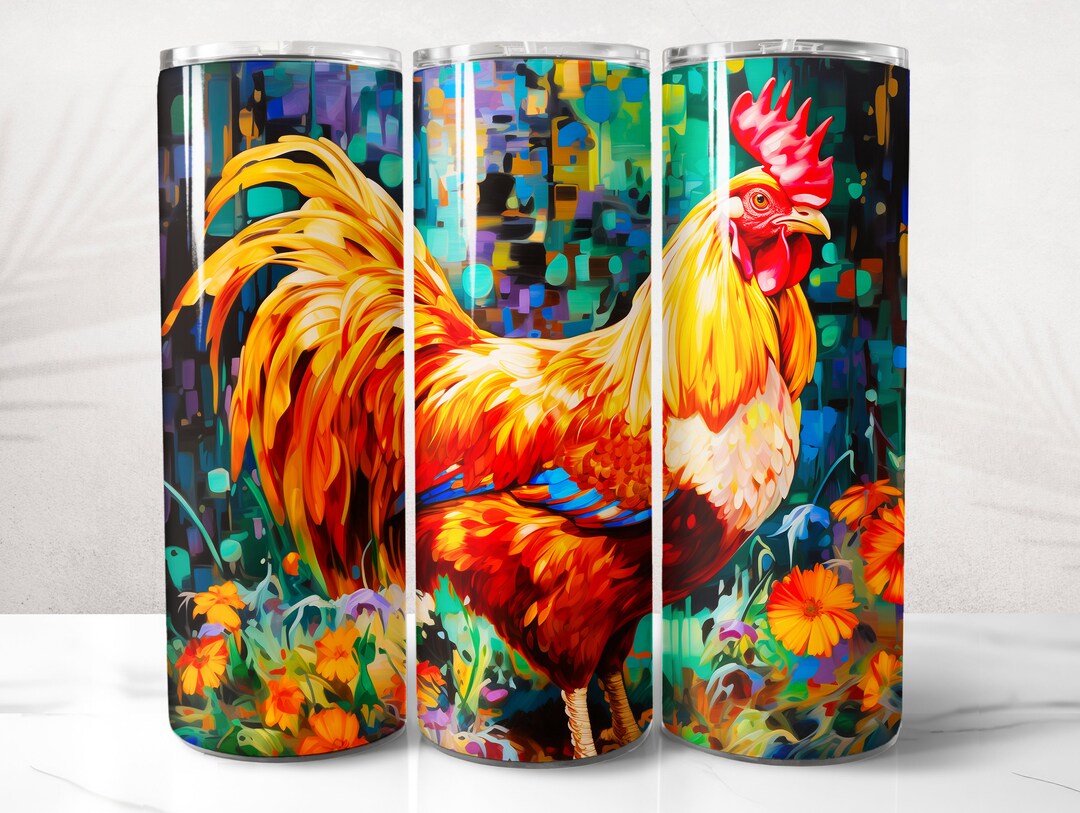 Chicken Tumbler Wrap PNG Design, Chicken Tumbler Wrap 20 Oz Skinny ...