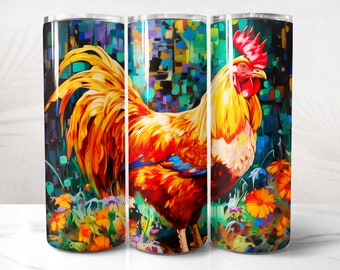 Chicken Tumbler Wrap PNG Design, Chicken Tumbler Wrap 20 Oz Skinny ...