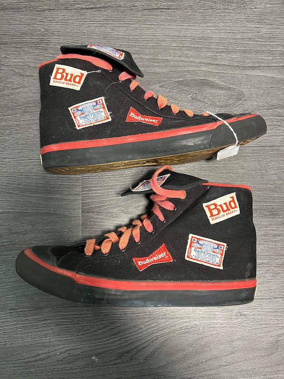 Budweiser Beer Black High Tops