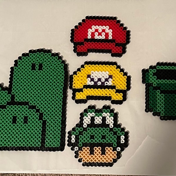 Super Mario Perler Beads Pixel Art