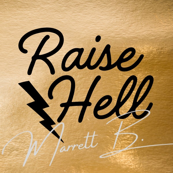 Raise hell png, raise hell design, raise hell, raisin' hell png, raising hell png, cowgirl png, cowboy png, western png, retro western png