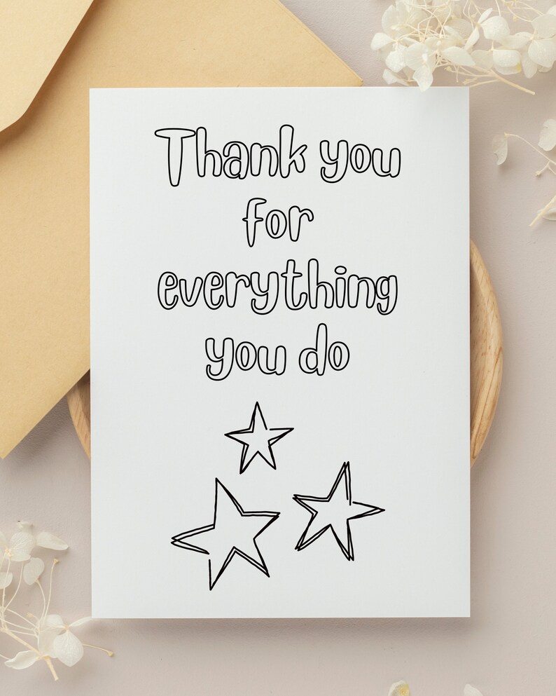 Printable Prayer Cards for Lent, Coloring Thank You Card for Priest or Pastor, Lenten Activity ...