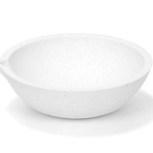 Keramische smeltkroes van 54 mm voor het smelten en gieten van goud, zilver en palladium.