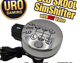 URO_gaming Old Skool SimShifter / No Valve: 3-Position Eaton Fuller for ATS/ETS2 (LHD)