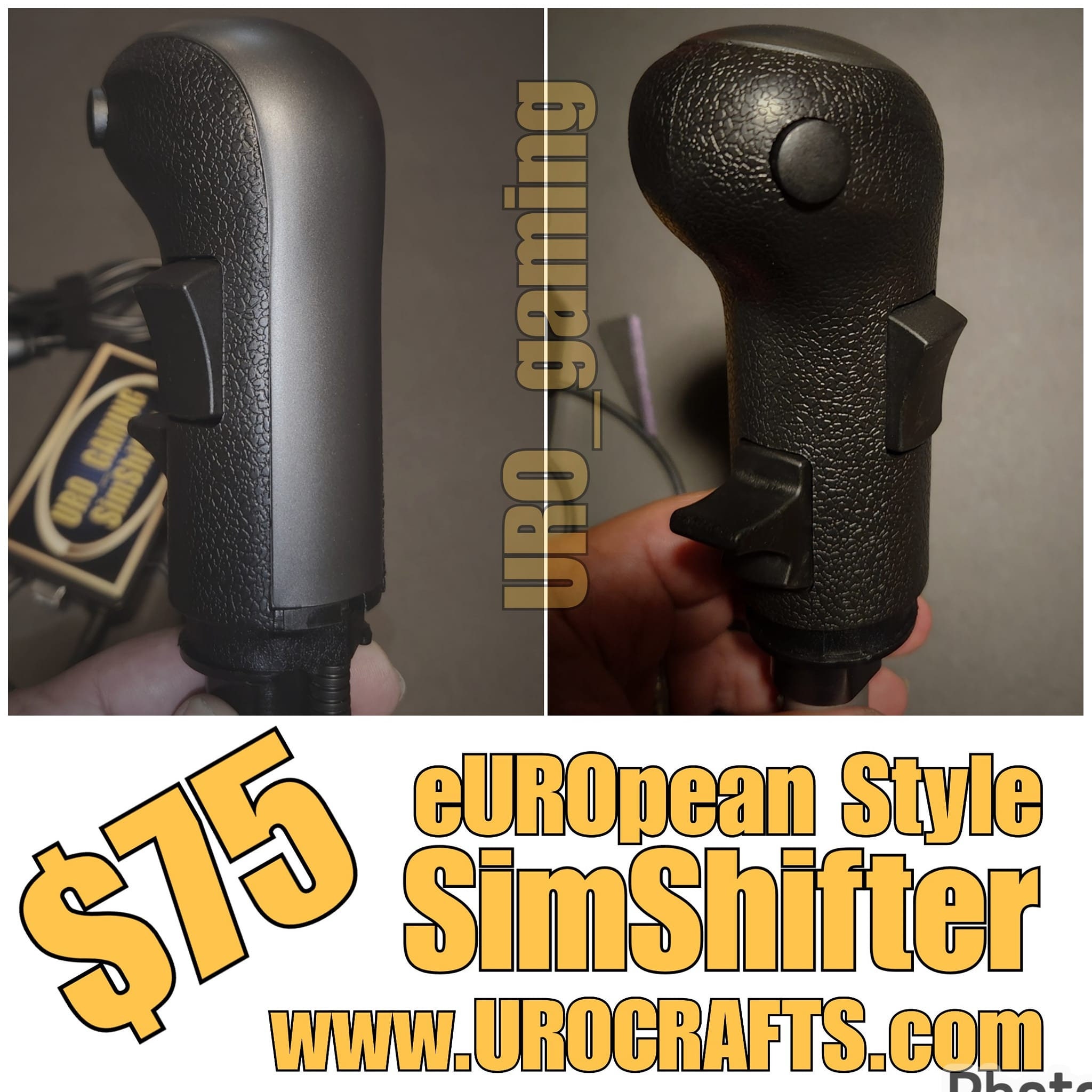 Uro_gaming European Style Simshifter for ATS / ETS2 Shifter Shift Knob