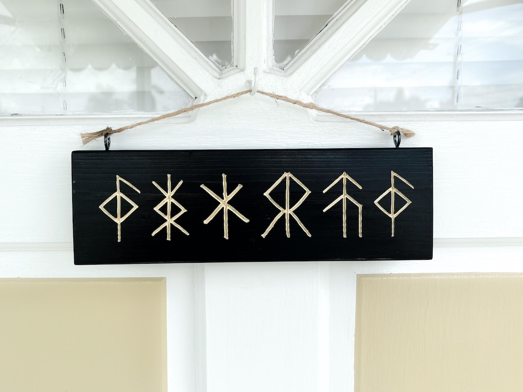 Handcrafted Health and Wellness Bind Rune Board. Health, Protection ...