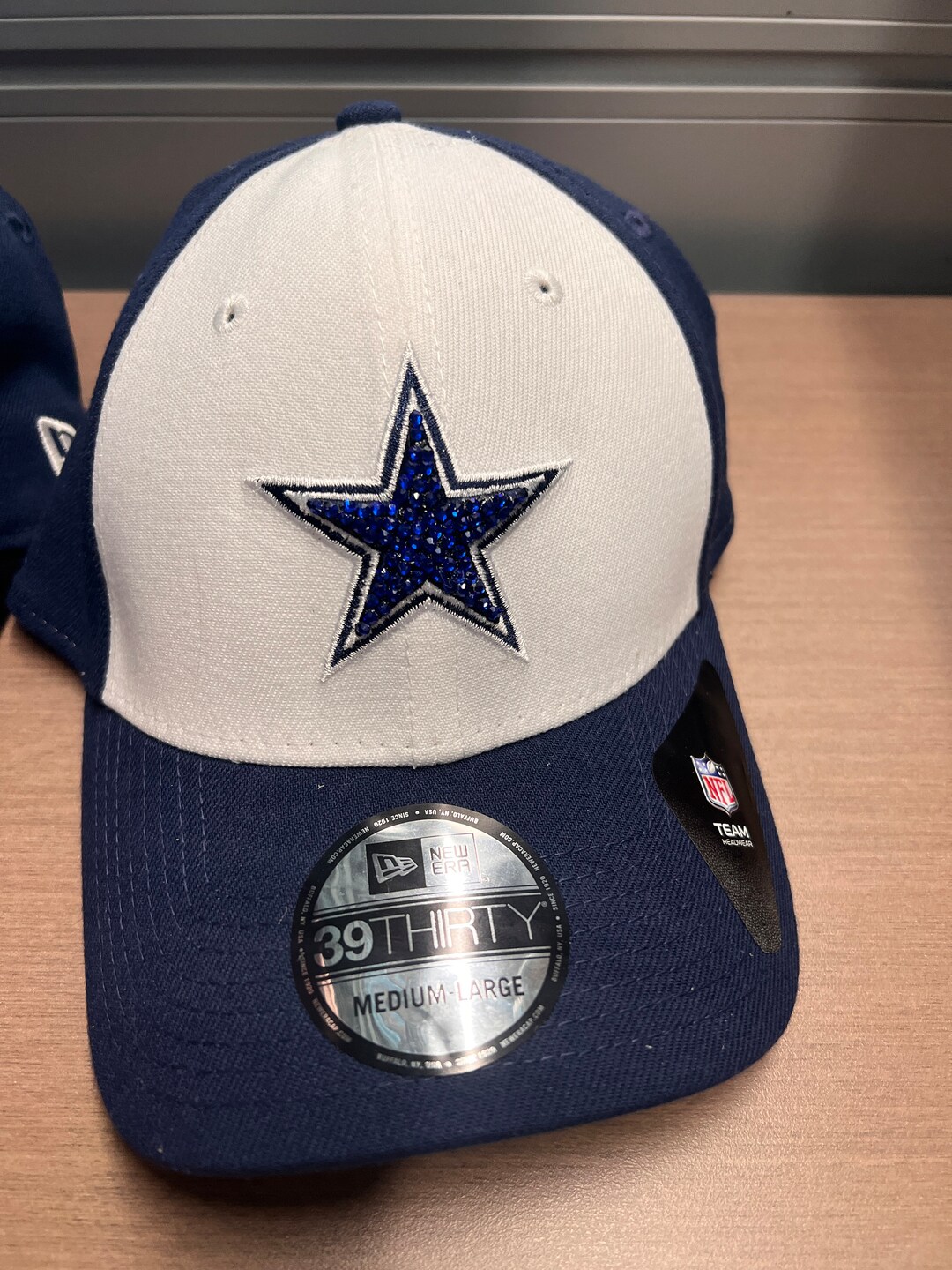 Dallas Cowboys White and Blue Rhinestone Crystal Hat Etsy