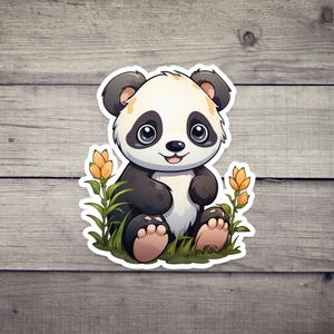 Cute Panda Sticker