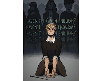 Póster de Remus Lupin perdiendo a Sirius Black, 12 x 18 pulgadas